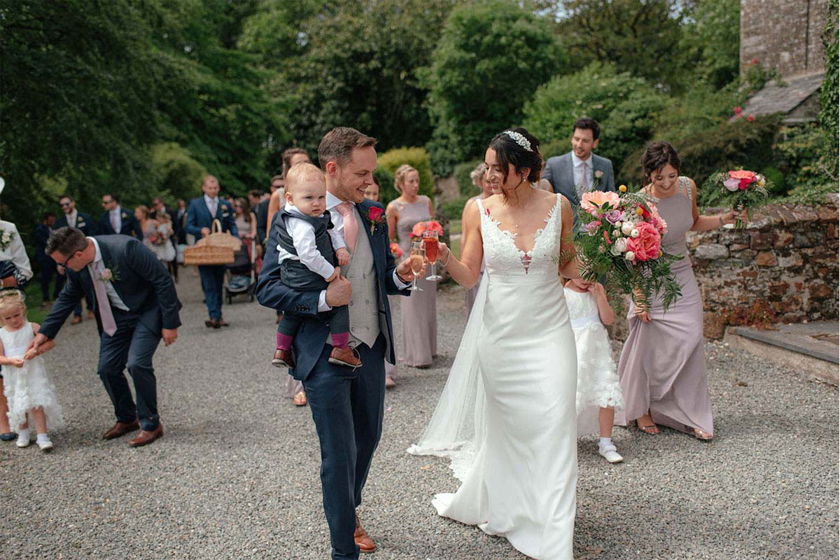 A Family coming together and a party to remember for Jess and Myk’s Summer Wedding in Cornwall!