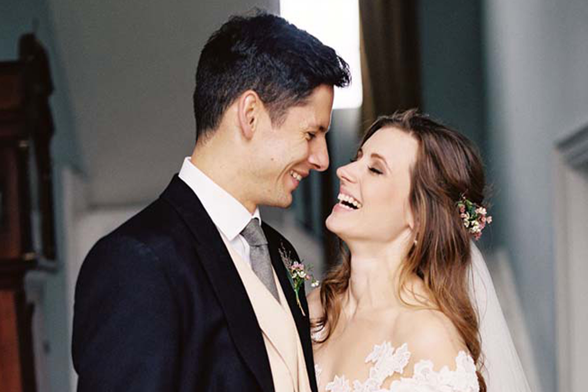 Guests were blown away… literally! At Charlotte and Dan’s elegant Wedding in Cornwall!